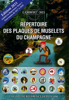 Additif Rpertoire Lambert des plaques de muselets de Champagne Nouveauts 2017-2020 Edition 2021