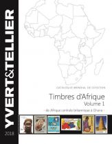 Afrique Centrale à Ghana Volume 1 2018 Yvert et Tellier Cotation de Timbres