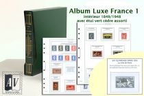 Album France Luxe 1 - 1849/1948 pour Timbres AV