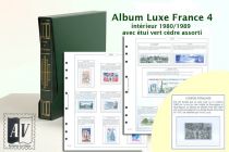Album France Luxe 4 - 1980/1989 pour Timbres AV