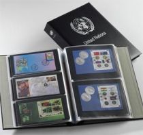 Album Luxe FDC Nations Unies Uno Noir