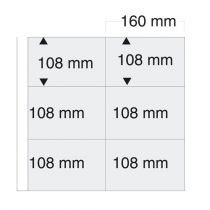 Album Standard pages blanches pour 180 Cartes Postales modernes noir Safe