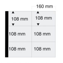 Album Standard pages noires pour 180 Cartes Postales modernes noir Safe