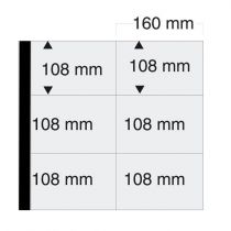 Album Standard pages noires pour 180 Cartes Postales modernes noir Safe