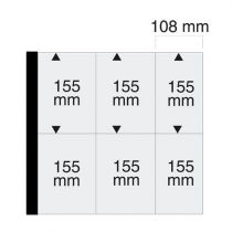 Album Standard pages noires pour 180 Cartes Postales modernes noir Safe