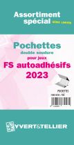 Ass. pochettes 2 soudures noir Autoadhésifs FS 2023/2ème semestre Yvert