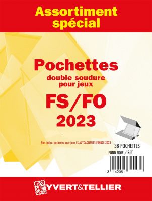 Ass. pochettes 2 soudures noir FS/FO 2023/2�me semestre Yvert