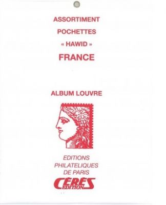 Assortiment complet de pochettes pour Jeu Louvre France 2023 C�r�s