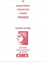 Assortiment complet de pochettes pour Jeu Louvre France 2023 Cérès