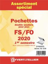 Assortiment de pochettes de protection France FS/FO 2020/1er semestre YVERT