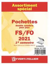 Assortiment de pochettes de protection France FS/FO 2021/1er semestre YVERT