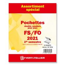 Assortiment de pochettes de protection France FS/FO 2021/1er semestre YVERT