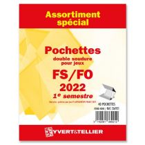 Assortiment de pochettes de protection France FS/FO 2022/1er semestre YVERT