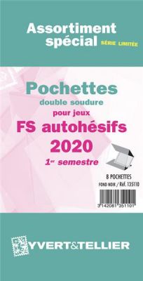 Assortiment de pochettes de protection France FS/FO autoadh�sif 2020/1er semestre YVERT 