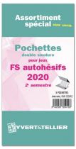 Assortiment de pochettes de protection France FS/FO autoadhésif 2020/2ème semestre YVERT 