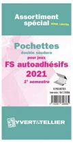 Assortiment de pochettes de protection France FS/FO autoadhésif 2021/1er semestre YVERT 