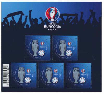 BF137 Bloc Timbre France EURO2016 