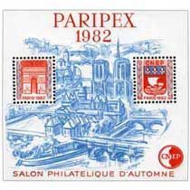 Bloc CNEP Salon Philatelique de Paris Paripex 1982
