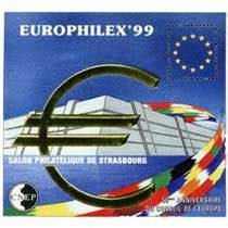 Bloc CNEP Salon Philatelique de Starsbourg 1999