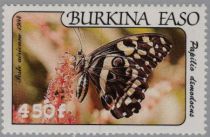Burkina Faso PA272/75 Papillons 1984