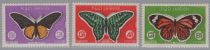 Cambodge 225/227 Papillons 1969