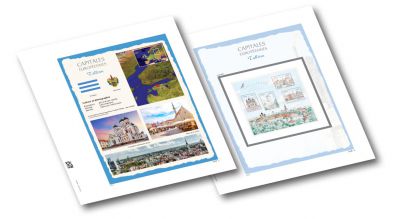 Capitale Europ�enne Tallinn 2018 Feuilles annuelles Luxe pour Timbres DAVO