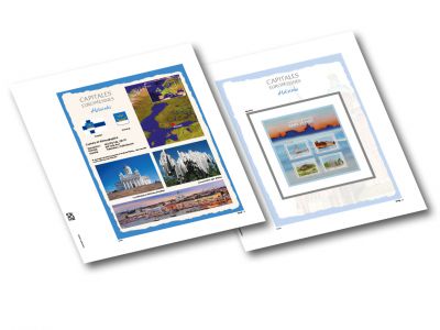 Capitale Europ�enne Tallinn 2018 Feuilles annuelles Luxe pour Timbres DAVO