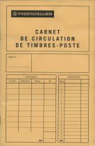 Carnet pour circulations 16 pages avec bandes Yvert