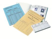 Carnet pour circulations 16 pages avec bandes Yvert