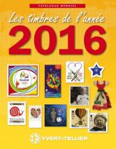 Catalogue des Timbres de l\'Année 2016 Yvert et Tellier