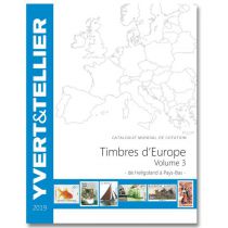 Catalogue Europe Volume 3 Cotation Timbres Héligoland à Pays-Bas 2019 Yvert et Tellier