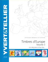 Catalogue Europe Volume 3 Cotation Timbres Héligoland à Pays-Bas 2024 Yvert et Tellier