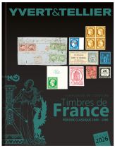 Catalogue France Tome 1 Cotation Timbres 2026 Yvert et Tellier