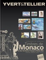 Catalogue Monaco, Andorre, Territoires Outre-Mer  Tome 1 bis Cotation Timbres 2023 Yvert et Tellier