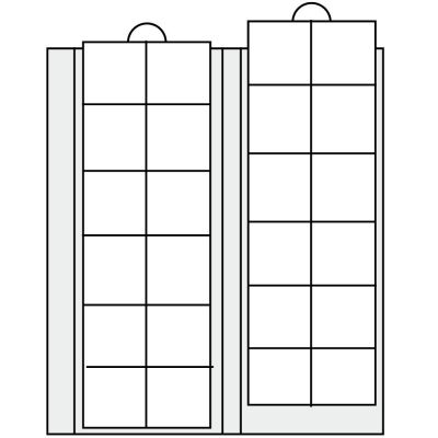 Feuille \ Louis\  pour 24 pi�ces (x2) SAFE