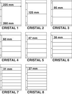 Feuille Classeur Kosmos Cristal Assorties (8)