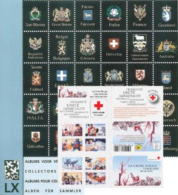 Feuille Luxe France carnet Croix-Rouge 2015 (CN79) DAVO