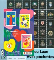 Feuille Luxe France Croix Rouge pour Bloc 2025/2 (B265) Davo