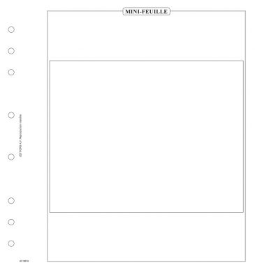 Feuille Luxe pour mini-feuilles horizontales (x5) AV Editions 