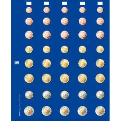 Feuilles (2) Premium pour 5 s�ries d\'Euros Safe