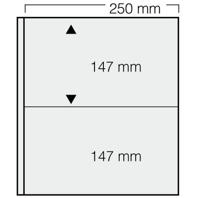 Feuilles Garant blanches 2 poches recto/verso (x5) SAFE