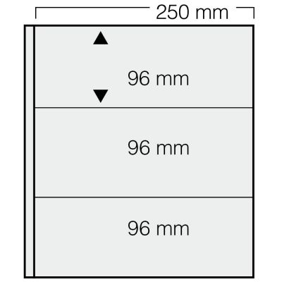 Feuilles Garant blanches 3 bandes recto/verso (x5) SAFE