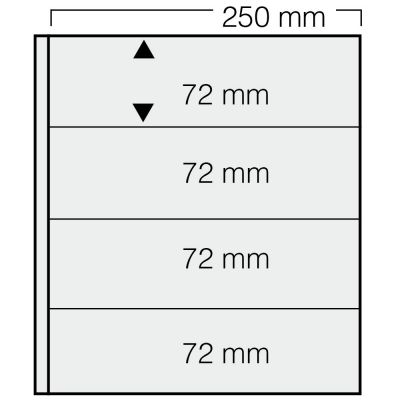 Feuilles Garant blanches 4 bandes recto/verso (x5) SAFE
