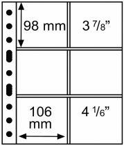 Feuilles Grande pour Sous Bock 98x106mm Leuchtturm