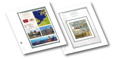 Feuilles Luxe Capitale Europ�enne pour bloc Amsterdam 2016