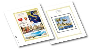 Feuilles Luxe Capitale Europ�enne pour bloc La Valette 2017