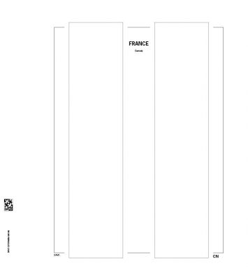 Feuilles Luxe France pour Carnets Comm�moratifs Adh�sifs (x3) DAVO