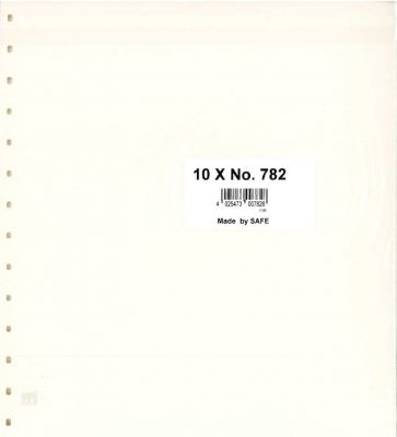 Feuilles neutres chamois clair unies (x10) SAFE