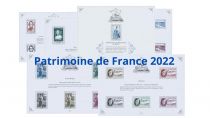 Feuilles Patrimoine de France 2022 pour Timbres AV Editions