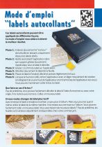 Feuillet de Labels Autocollants DAVO N&deg;2